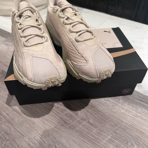 Puma Spirex Premium Sneaker in Putty-Prairie Tan - Picture 2 of 9